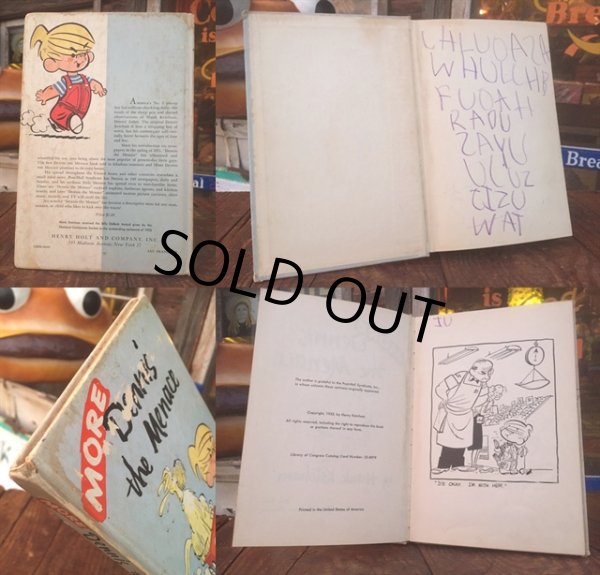 画像2: 50s Vintage Book More Dennis the Menace (AL147) (2)