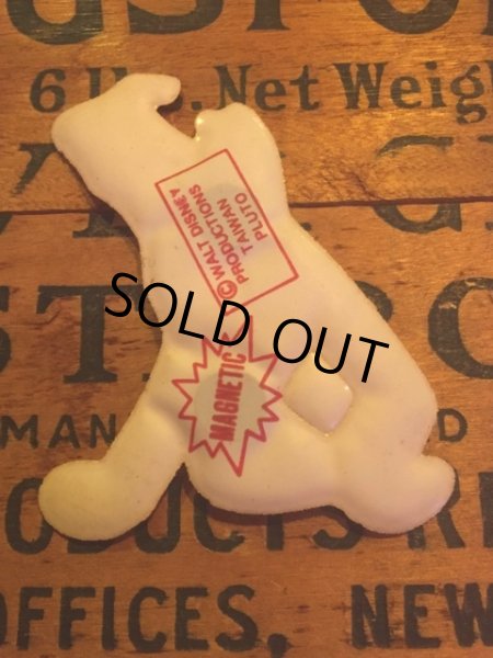 画像2: 70s Vintage Disney Puffy Magnet Pluto (AL4525) (2)