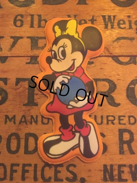 画像1: 70s Vintage Disney Puffy Magnet Minnie (AL4523) (1)