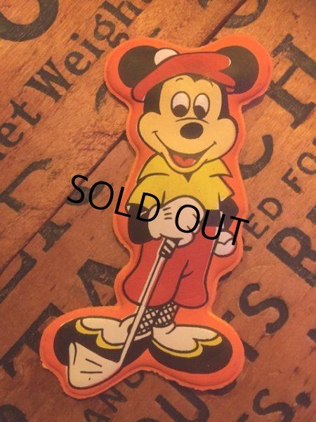 画像1: 70s Vintage Disney Puffy Magnet Mickey (AL4529) (1)