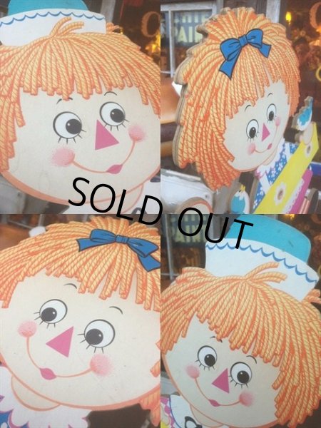 画像2: 70s Vintage Dolly Toy Pin Ups Wall Decor Hanger Raggady (AL246) (2)