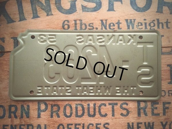 画像2: 50s Vintage Bicycle License Plate TS-4263 (AL276) (2)