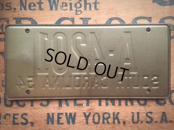 画像2: 50s Vintage Bicycle License Plate A-4201 (AL281) (2)