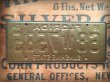 画像2: 50s Vintage Bicycle License Plate 68 W 7585 (AL282) (2)