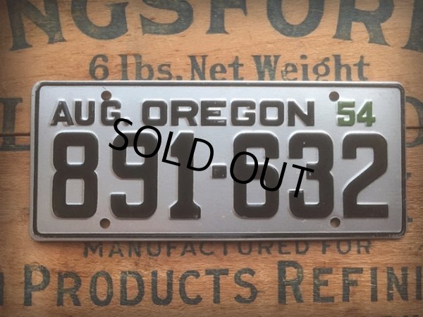 画像1: 50s Vintage Bicycle License Plate 891-632 (AL283) (1)