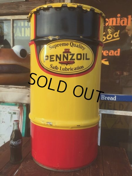 画像2: Vintage Pennzoil Drum Oil Can (AL287) (2)