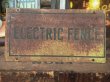 画像2: Vintage Posted & Electric Fance Farm Sign (AL291) (2)