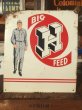 画像1: Vintage Steel Metal Sign HONEGGER'S BIG H FEED (AL293) (1)