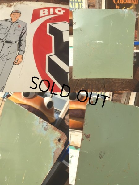 画像3: Vintage Steel Metal Sign HONEGGER'S BIG H FEED (AL293) (3)