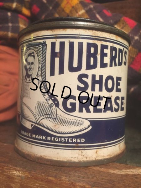 画像1: Vintage Huberd's Shoe Grease Tin (AL302) (1)