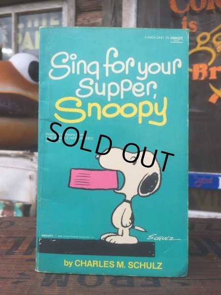 画像1: Vintage Snoopy Paperback Comic (AL326)  (1)