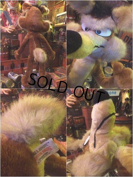 画像2: 70s Vintage W.Coyote Plush Doll 70cm (AL332) (2)