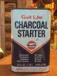 画像1: Vintage Gulf Lite Charcoal Starter Oil Can 1 QT (AL333) (1)