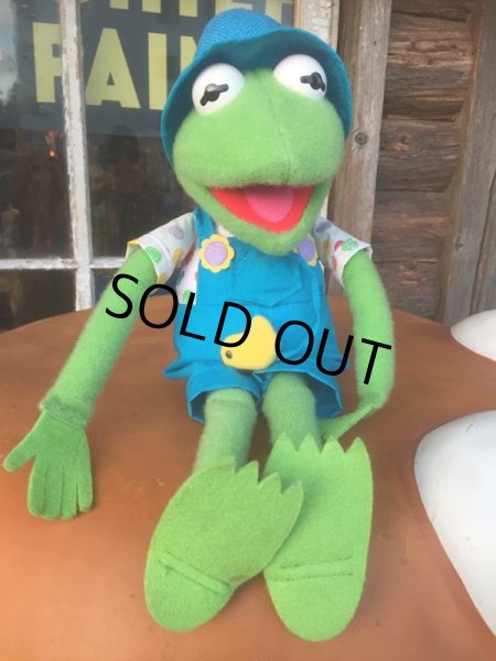 画像1: 90s Vintage Muppets Kermit Doll 45cm (AL335) (1)