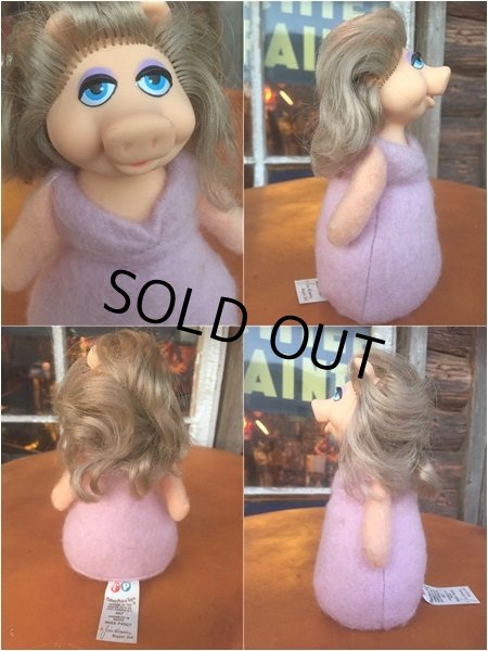 画像2: 70s Vintage Muppets Miss Piggy Beans Doll 15cm (AL339) (2)