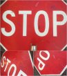 画像3: Vintage Road Sign STOP & SLOW (AL345) (3)