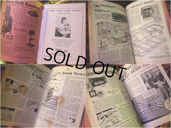 画像3: Vintage Handy Man's Home Manual Magazig 1936 (AL345) (3)