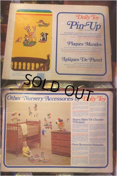 画像2: Vintage Dolly Toy Pin Ups Wall Decor Bambi (AL354) (2)