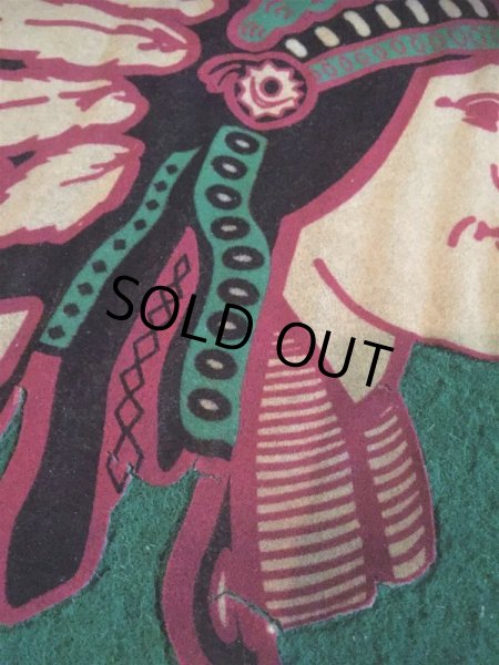 画像4: Vintage Chippewa Store Advertising Carpet (AL358) (4)