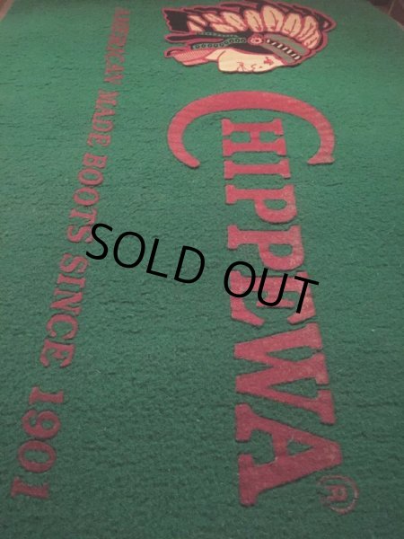 画像2: Vintage Chippewa Store Advertising Carpet (AL358) (2)