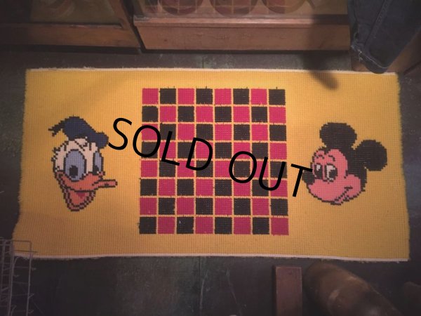 画像3: Vintage Disney Mickey & Donald Play Mat Rug (AL368) (3)