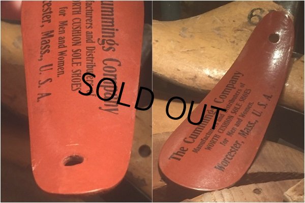 画像3: Vitage Advertising Shoe Horn The Cummings Compay Shoes (AL375) (3)