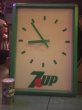 画像1: Vintage 7UP Lighted Sign Wall Clock (AL388) (1)