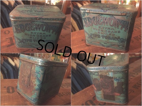 画像2: 30s Vintage Edgeworth Tabacco Tin (AL393) (2)