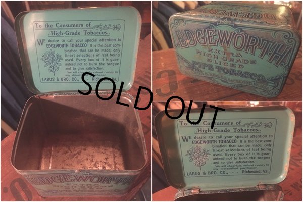 画像3: 30s Vintage Edgeworth Tabacco Tin (AL393) (3)