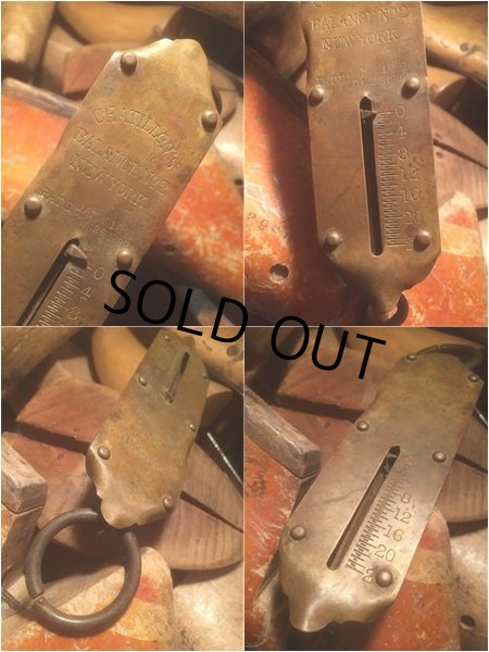 画像2: Vintage Pocket Balace Hanging Scale Chatillon's (AL410) (2)