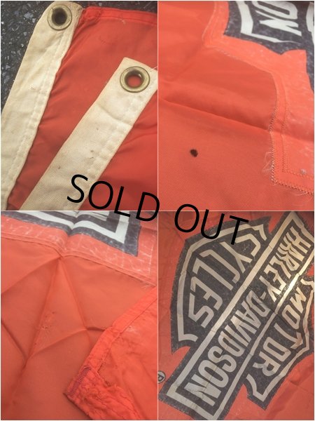 画像6: Vintage Harley Davidson Moter Cycles Flag Banner (AL412)  (6)