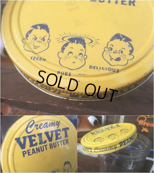 画像3: Vintagre Velvet Peanut Butter Glass Jar (AL418)  (3)