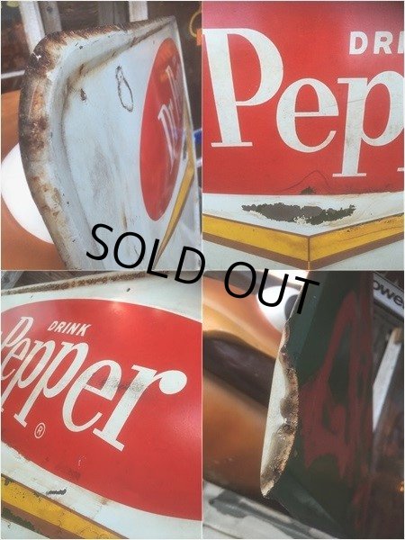 画像3: Vintage Dr Pepper Embossed Sign (AL419)  (3)