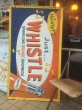 画像12: Vintage  Whistle Orange Soda Drink Embossed Sign (AL423)  (12)