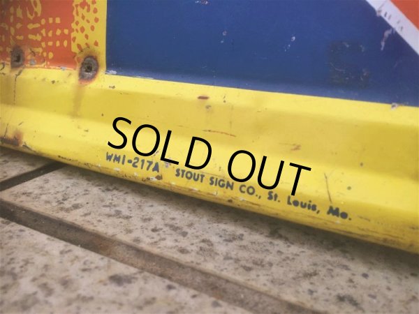 画像11: Vintage  Whistle Orange Soda Drink Embossed Sign (AL423)  (11)