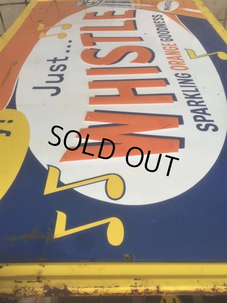 画像7: Vintage  Whistle Orange Soda Drink Embossed Sign (AL423)  (7)
