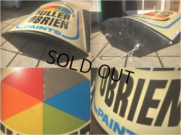 画像3: Vintage Fuller O'brien Paints Lighted Sign (AL422) (3)