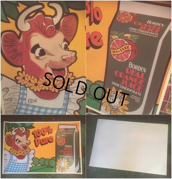 画像2: Vintage Ad Poster Borden Elsie the Cow (AL428) (2)