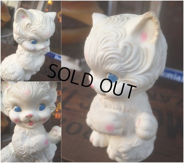 画像3: 50s Vintage Rubber Doll Kitty Cat   (AL435)  (3)