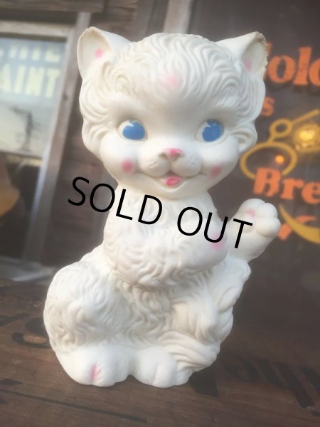 画像1: 50s Vintage Rubber Doll Kitty Cat   (AL435)  (1)