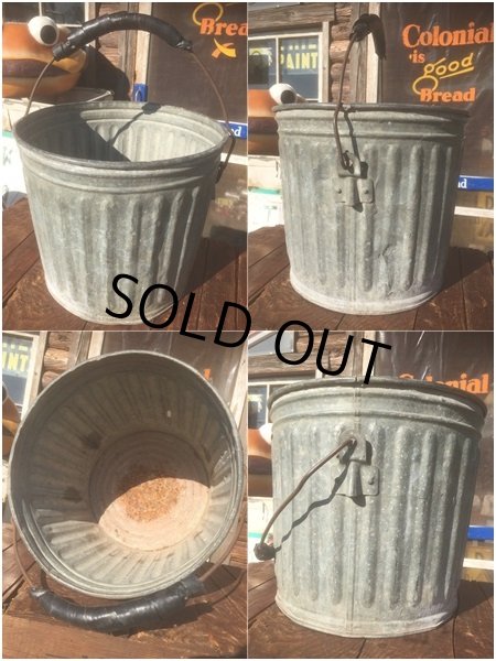画像2: Vintage Metal Bucket  (AL440) (2)