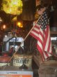 画像1: Vintage 48 Star Americacn Flag wooden pole (AL444) (1)