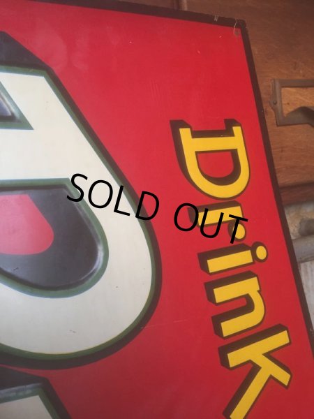 画像4: Vintage R-Pep Soda Drink Advertising Embossed Sign (AL446) (4)