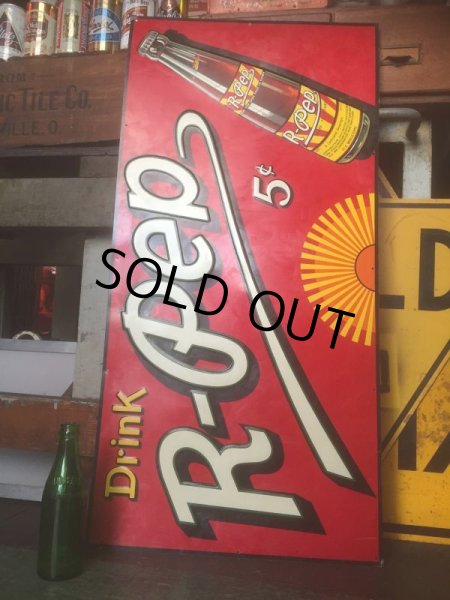 画像6: Vintage R-Pep Soda Drink Advertising Embossed Sign (AL446) (6)