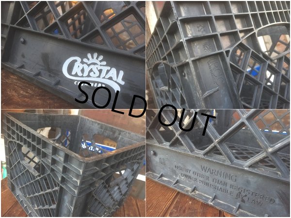 画像3: Vintage Crystal Plastic Crate Box (AL450) (3)