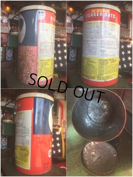 画像2: Vintage Tin Quaker Oats Big Bank (AL460) (2)