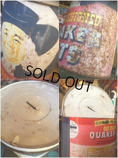 画像3: Vintage Tin Quaker Oats Big Bank (AL460) (3)