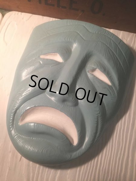 画像4: Vintage Comedy Tragedy Two Face Wall Decor (AL465) (4)