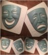 画像7: Vintage Comedy Tragedy Two Face Wall Decor (AL465) (7)