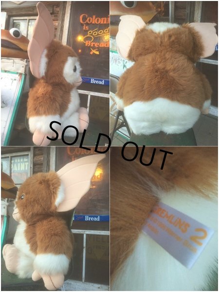 画像2: 90s Vintage Glemlins ２Gizmo Big Plush Doll (AL467) (2)